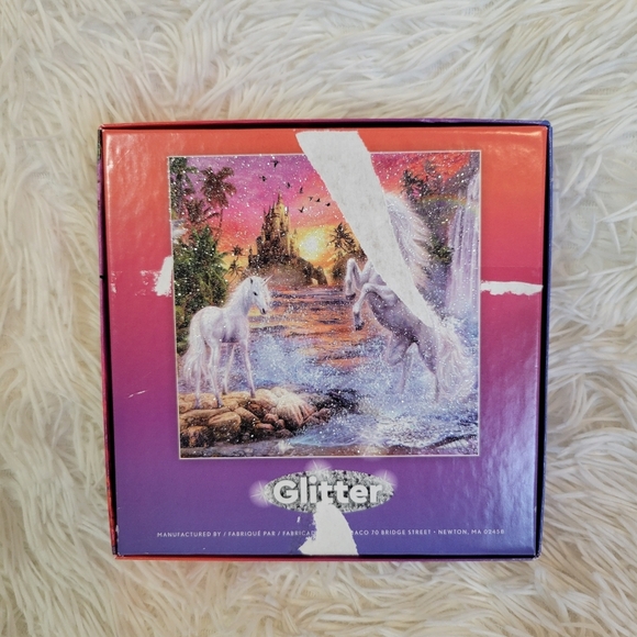 Glitter Unicorns 100 piece puzzle kids Learning games - Picture 4 of 5